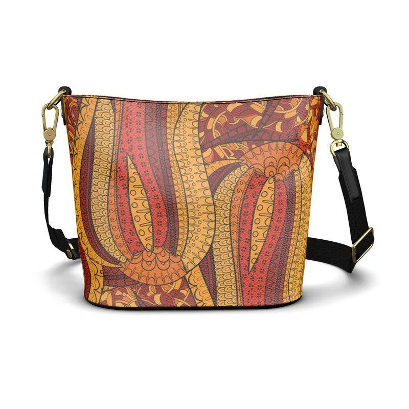 Ame Large Leather Bucket Tote