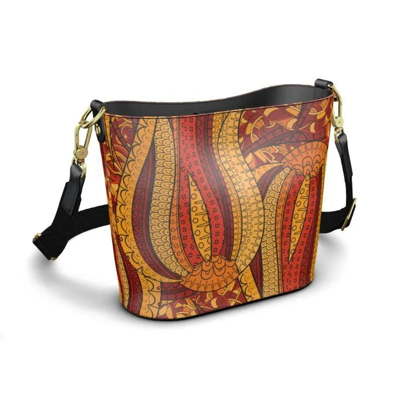 Ame Large Leather Bucket Tote
