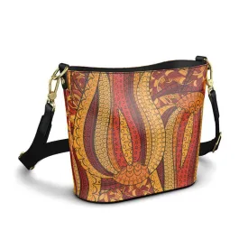 Ame Large Leather Bucket Tote