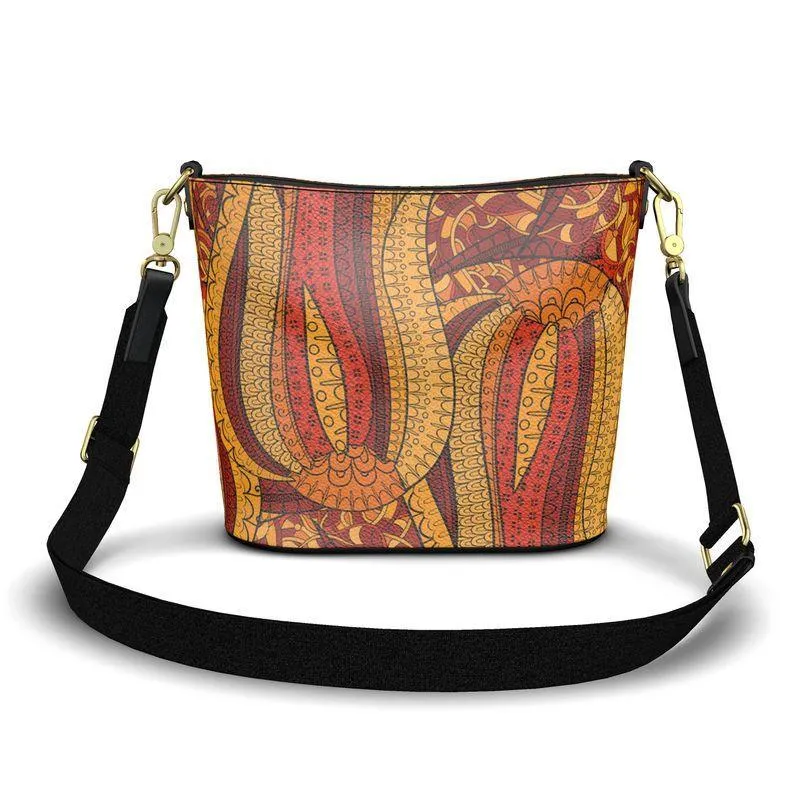 Ame Large Leather Bucket Tote
