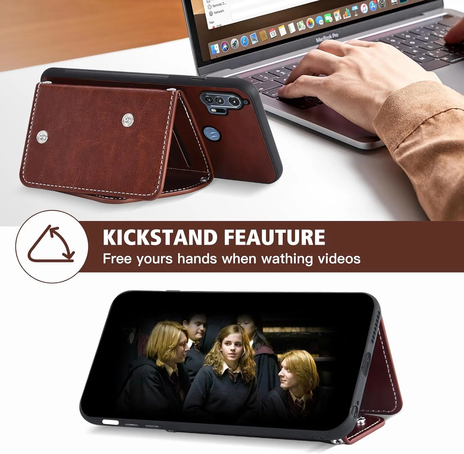 Asuwish Phone Case for Motorola Moto Edge 5G 2020 Wallet Cover with Tempered Glass Screen Protector and Credit Card Holder Crossbody Strap Stand Leather Cell Accessories MotoEdge G5 Women Girls Brown
