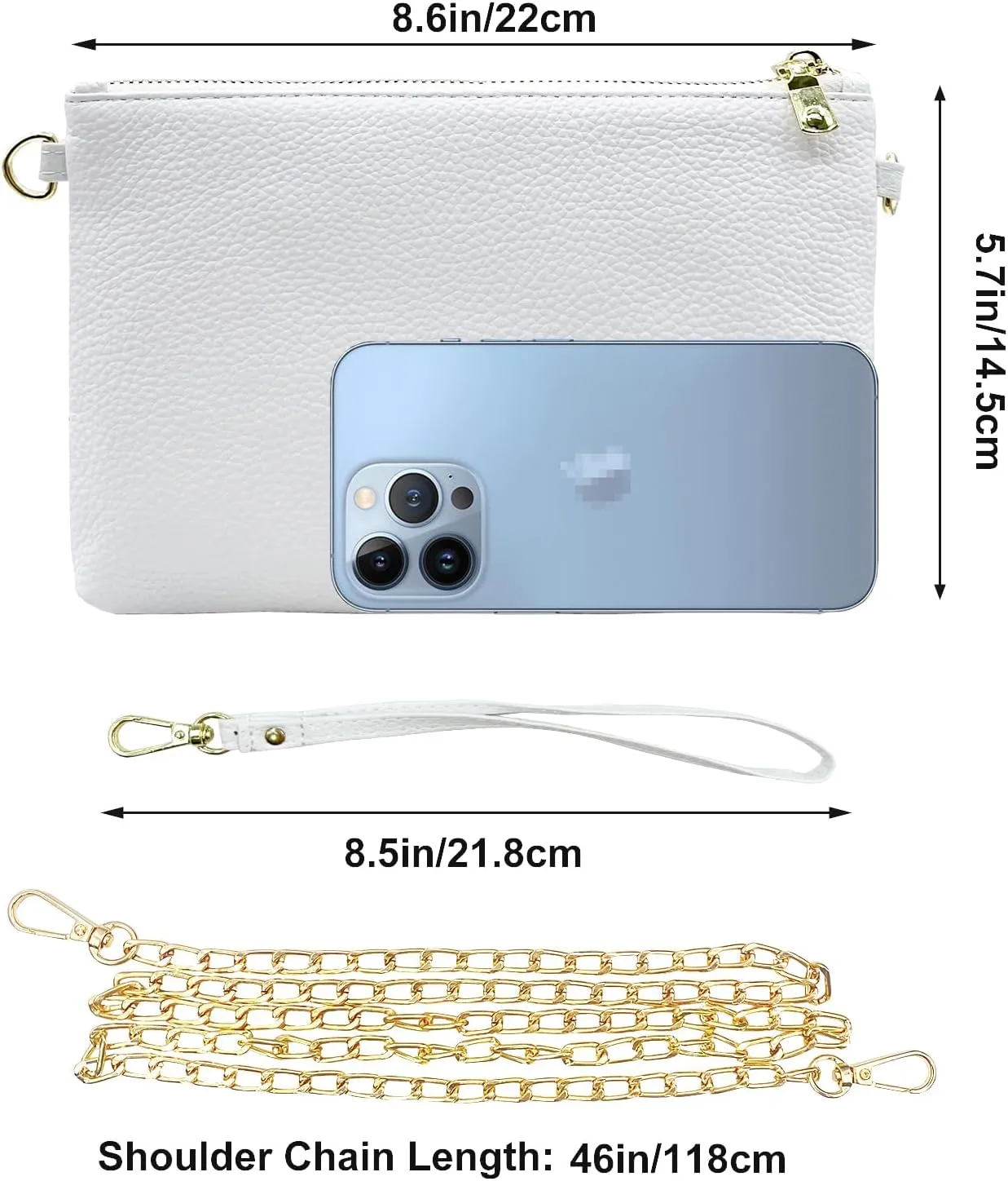 Beurlike Straw Clutch Purses for Women Beach Wristlet Wallet Small Cross body bag for Girls