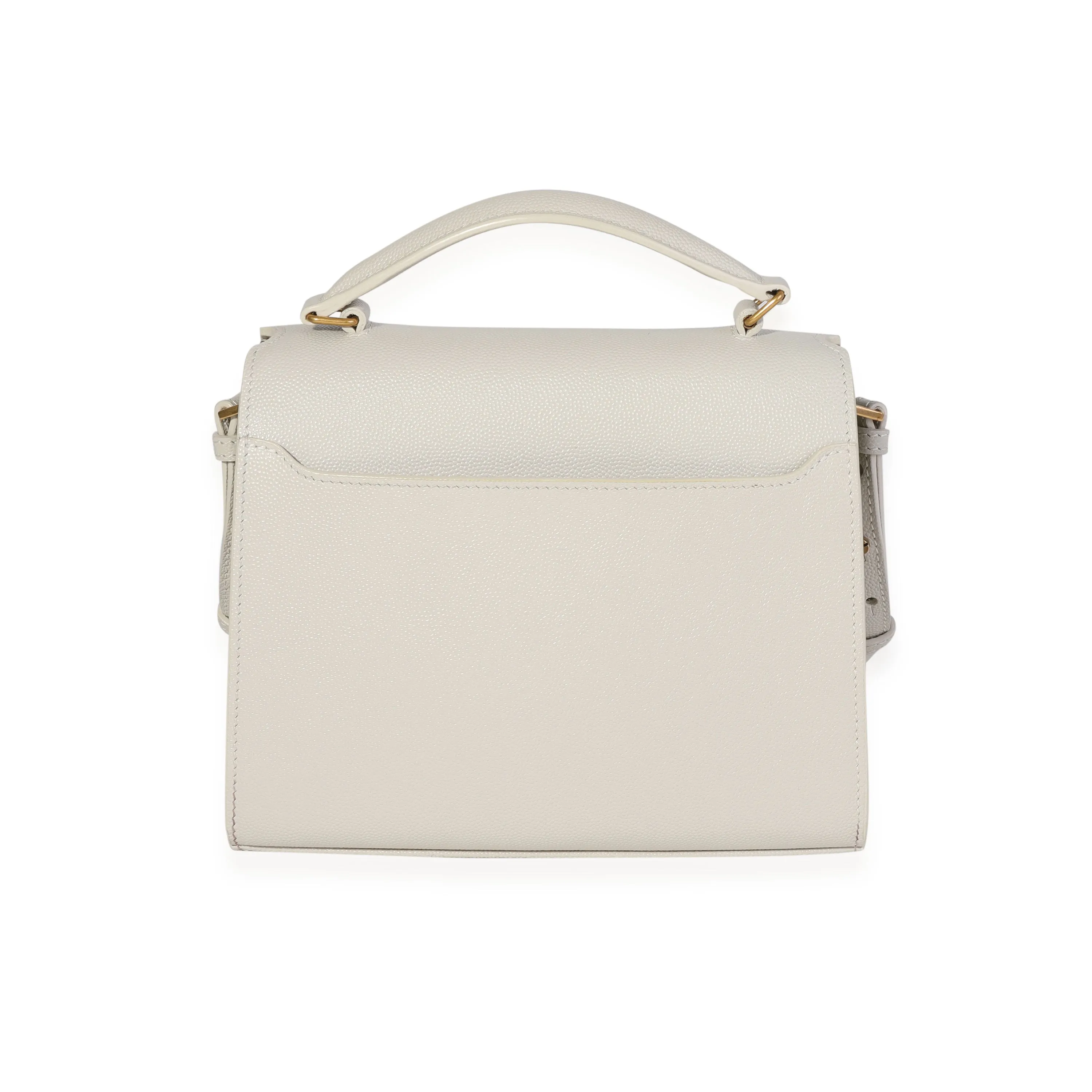 Blanc Vintage Grain De Poudre Cassandra Mini Top Handle Bag