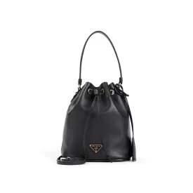 CALF LEATHER BUCKET BAG