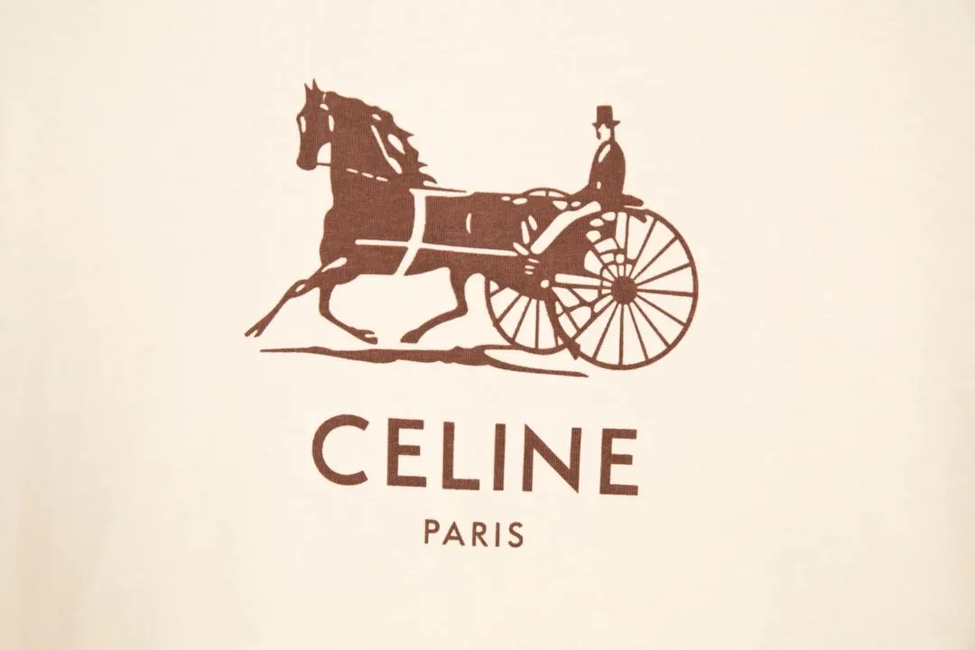 CÉLINE SHINY CALFSKIN LEATHER CALSSIQUE TRIOMPHE MEDIUM BAG-BRONZE