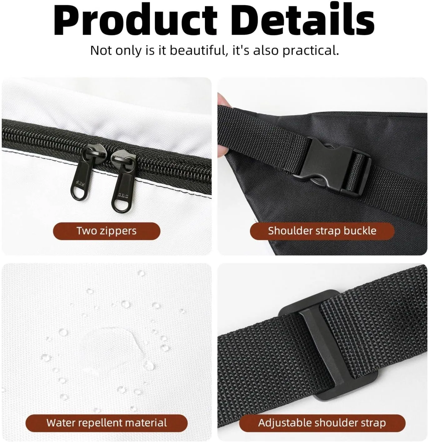 Cute Dachshound Dogs Fanny Pack Crossbody Sling Bag  Zipper Pockets for Travel, Hiking, Cycling, Workouts, and Everyday Use