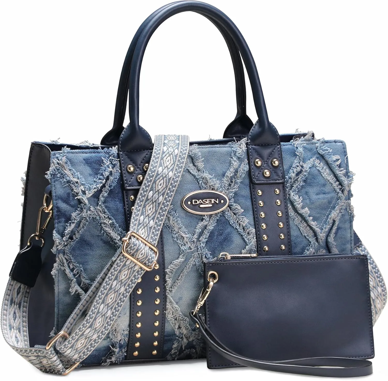 Dasein Purses Handbags for Women Tote Wallet Set Top Handle Satchel Shoulder Hobo Bag 3pcs