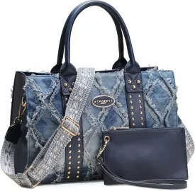 Dasein Purses Handbags for Women Tote Wallet Set Top Handle Satchel Shoulder Hobo Bag 3pcs