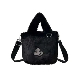 Disney Mickey Mouse Fur Tote 2-Way Bag