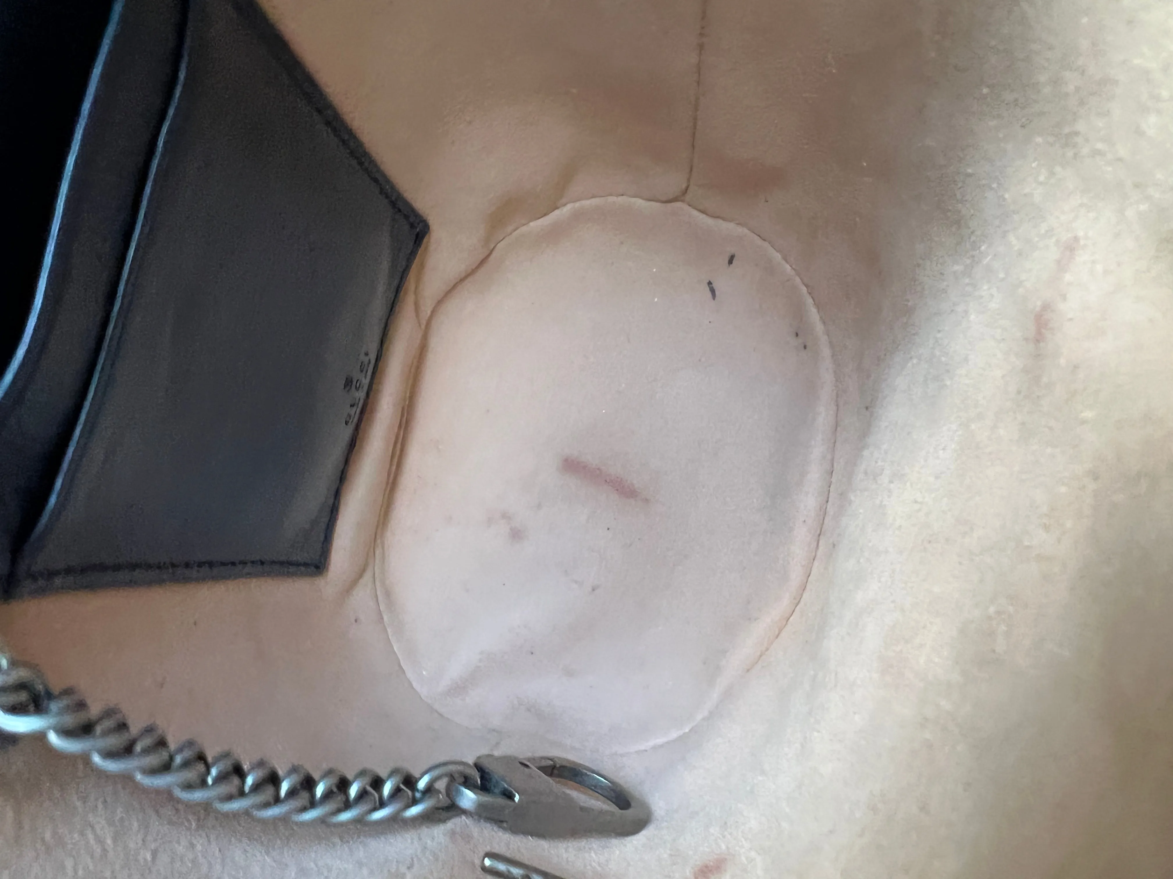 Gucci GG Navy Torchon Marmont GG Mini Bucket Bag