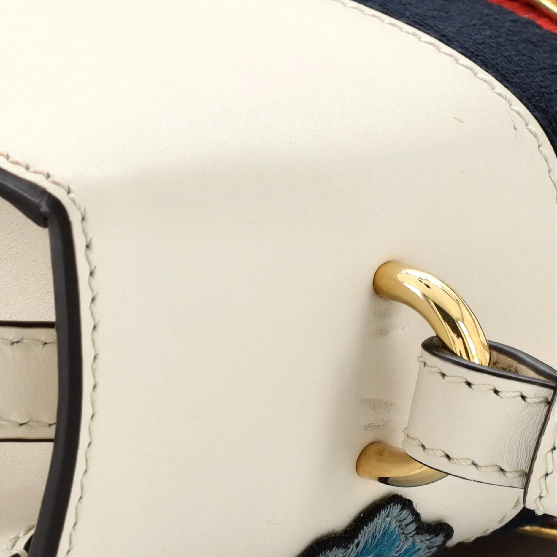 Gucci Sylvie Top Handle Bag Embroidered
