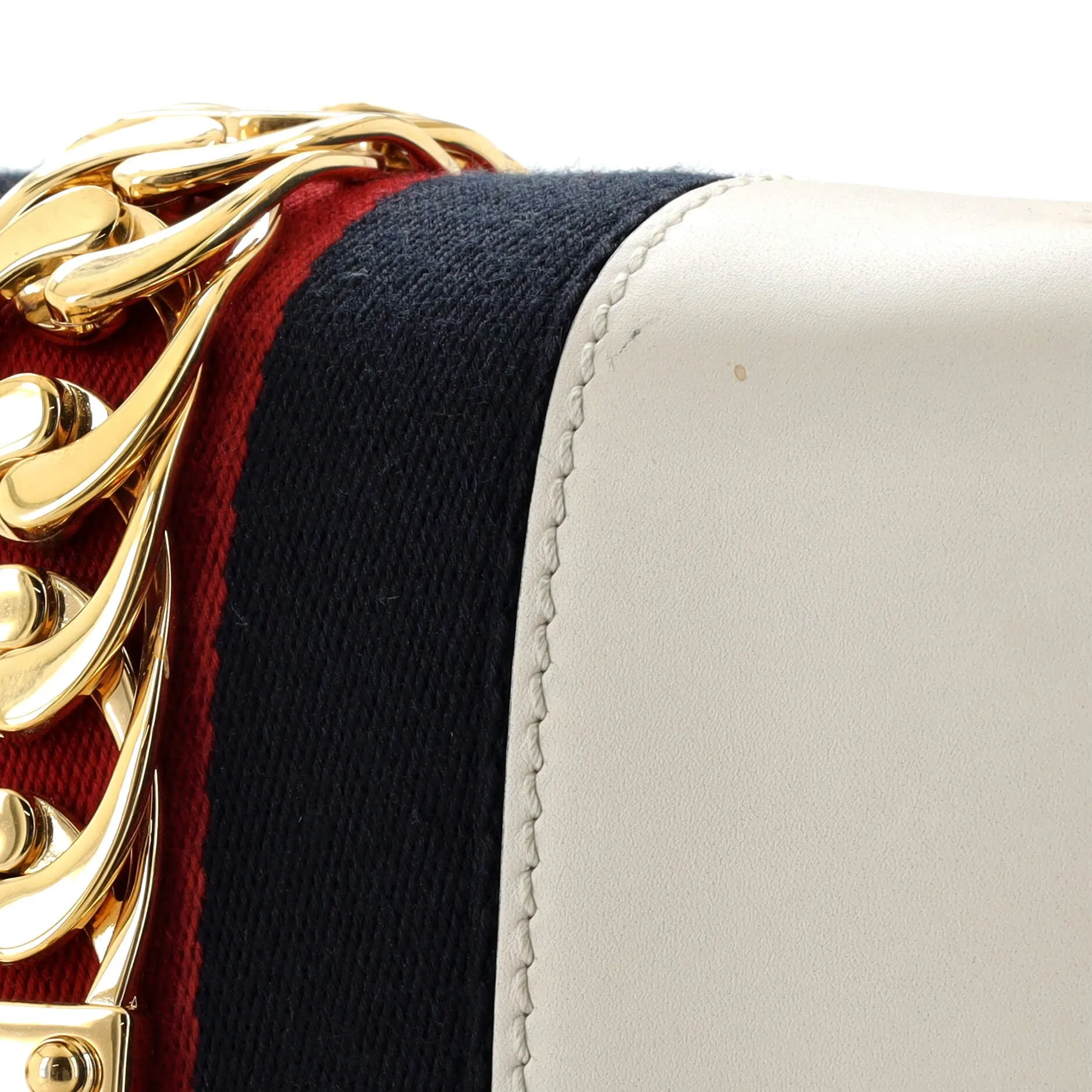 Gucci Sylvie Top Handle Bag Embroidered