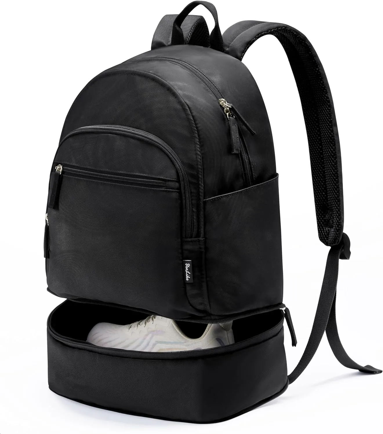 Gym Backpack for Women Small Gym bag with Expandable Shoe Compartment Waterproof Travel Backpack 26L