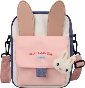 Hiflyer Bunny Bag - Kids Purse for Girls, Toddler Bag in Pink
