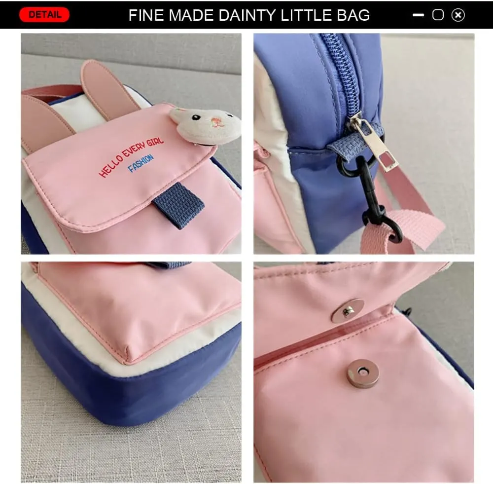 Hiflyer Bunny Bag - Kids Purse for Girls, Toddler Bag with Bunny Purses Design