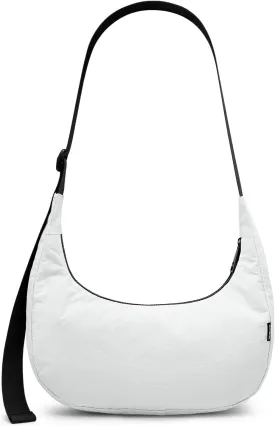 Iioscre Medium Crossbody Crescent Bag for Women Men Trendy, Nylon Crossbody Hobo Bag with Adjustable Strap and Inner Pockets.