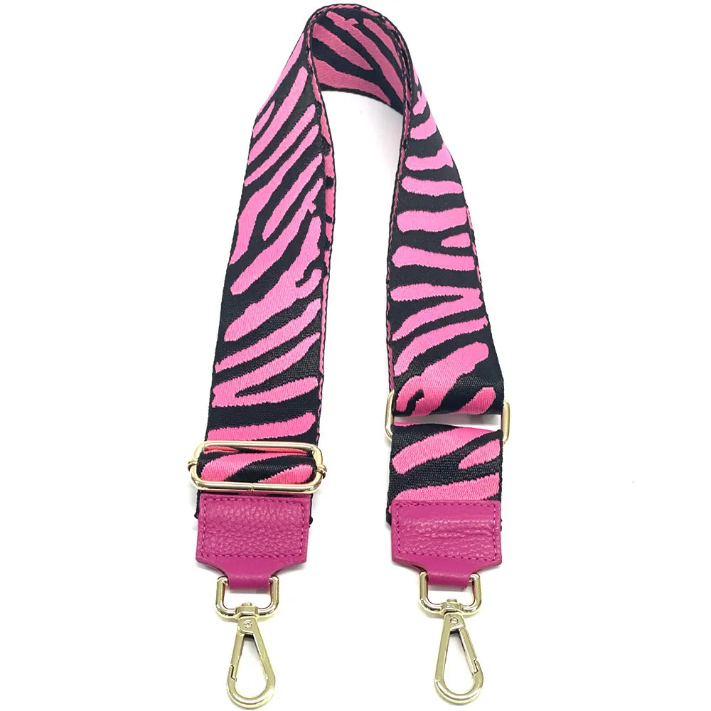 Jacquard Shoulder Strap - Wild Animal Print