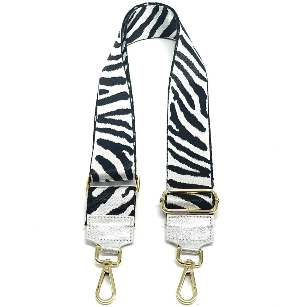Jacquard Shoulder Strap - Wild Animal Print