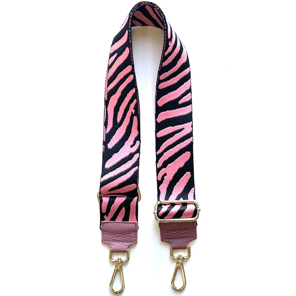 Jacquard Shoulder Strap - Wild Animal Print