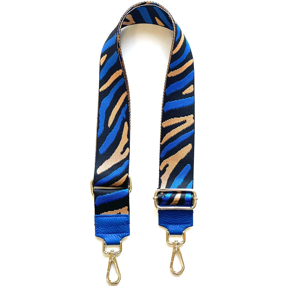 Jacquard Shoulder Strap - Wild Animal Print