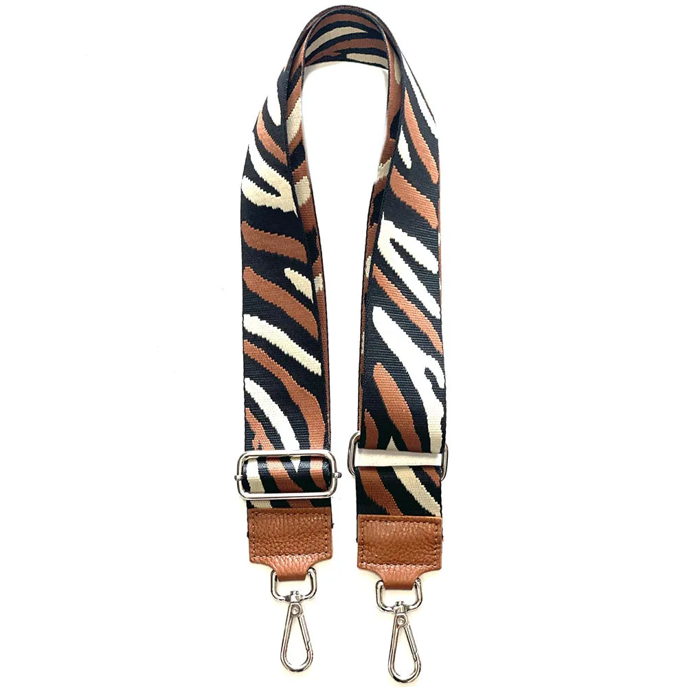 Jacquard Shoulder Strap - Wild Animal Print