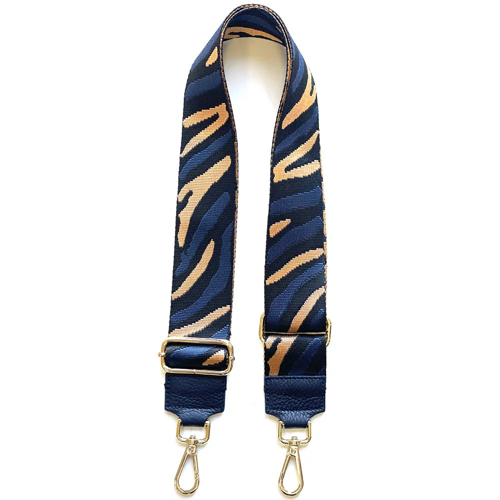 Jacquard Shoulder Strap - Wild Animal Print