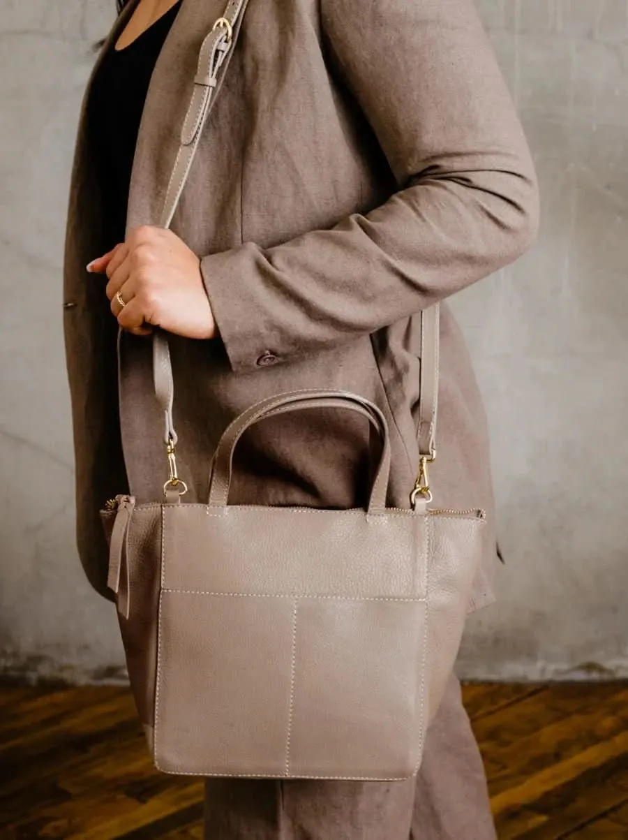 Lari Satchel Zip-Top Crossbody