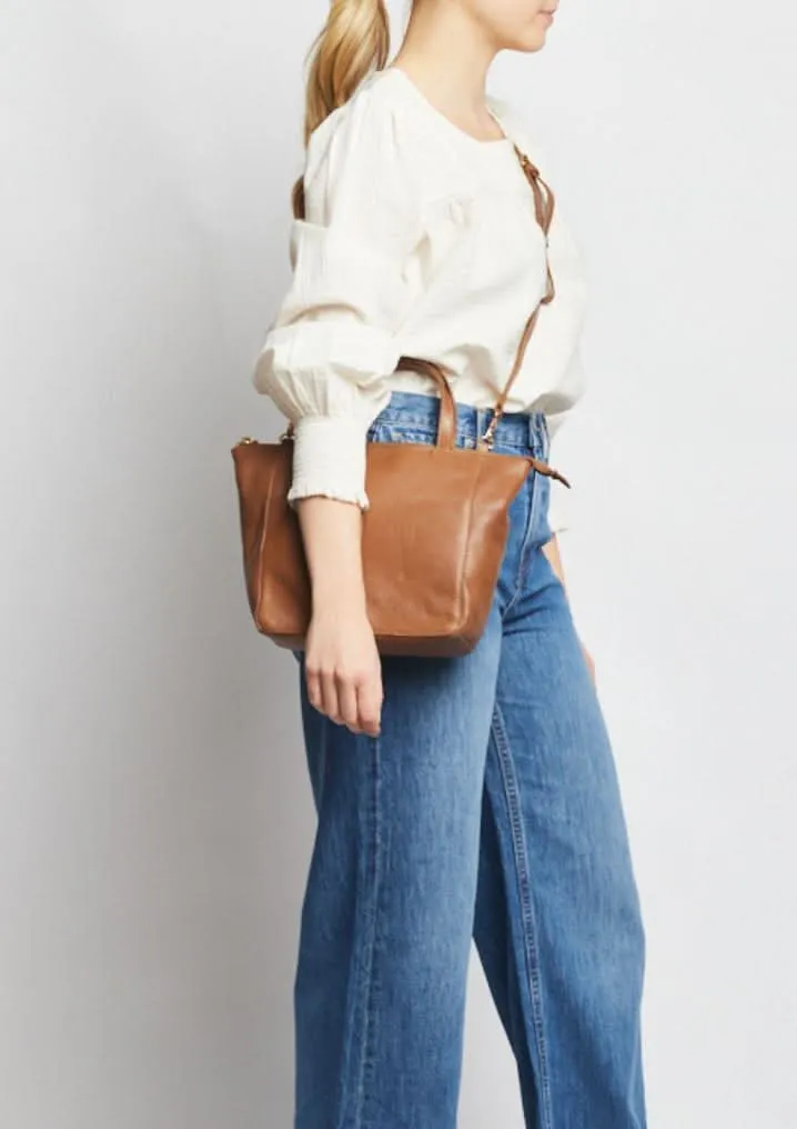 Lari Satchel Zip-Top Crossbody