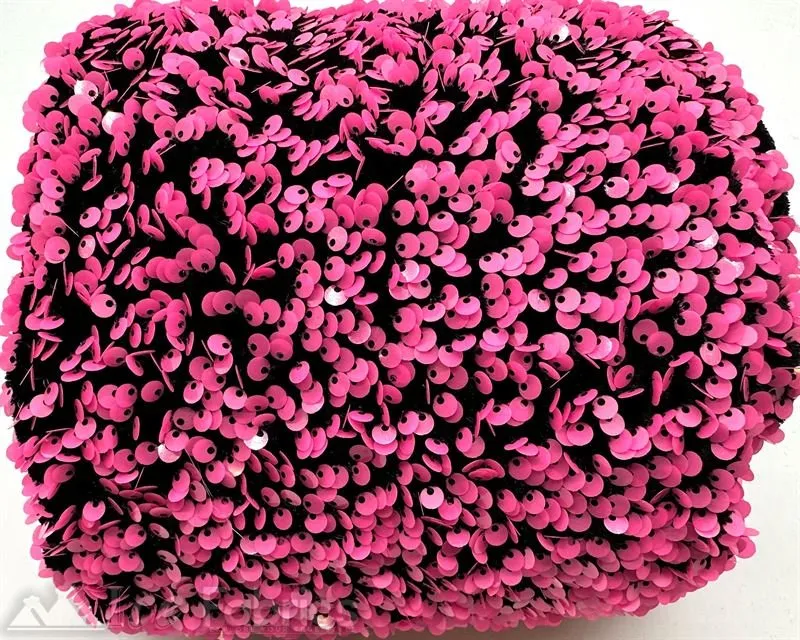 Luxury Stretch Velvet Sequin Fabric All Over Full Sequin