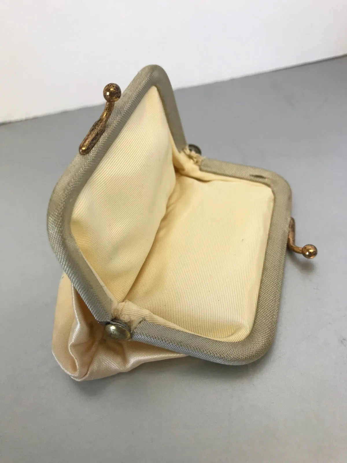 Mel-Ton Black Velvet Clutch Purse Bag Vintage Accessories