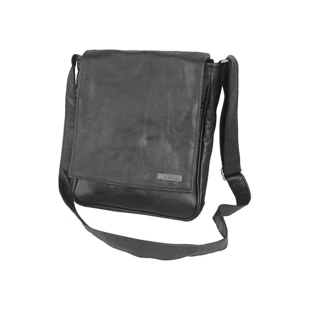 MIRELLE Genuine Leather Classic Messenger Bag