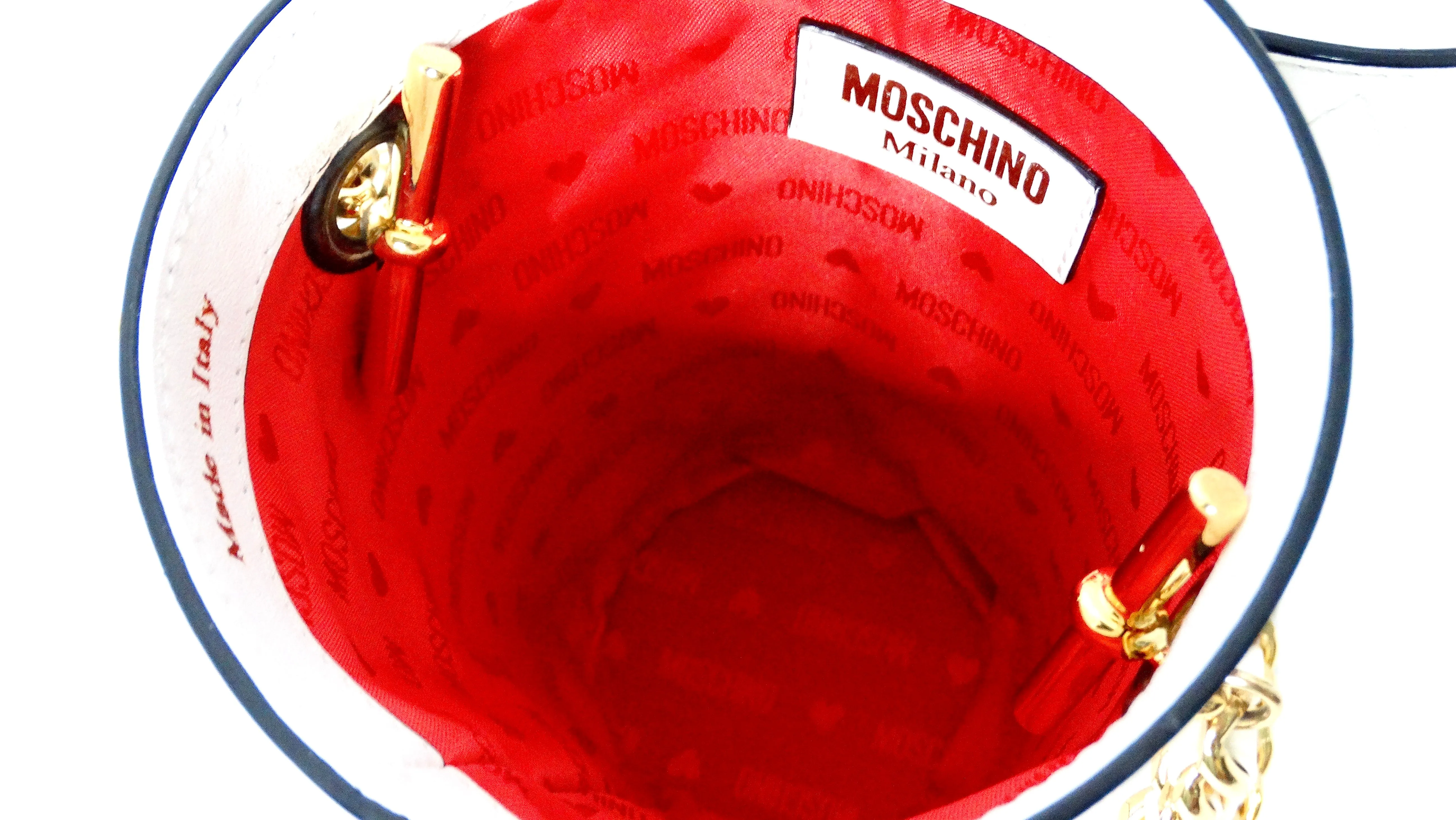 Moschino 2014 McDonald's Cola Cup Leather Crossbody Bag