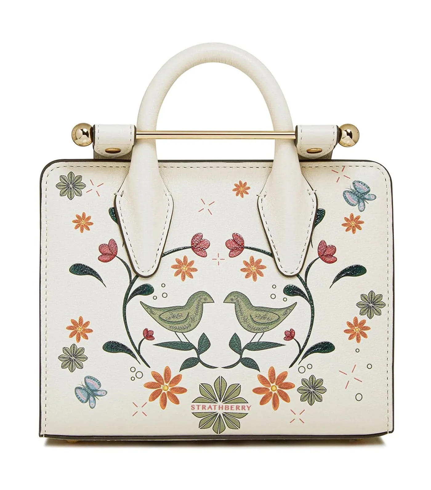 Nano Tote Vanilla Bird Print