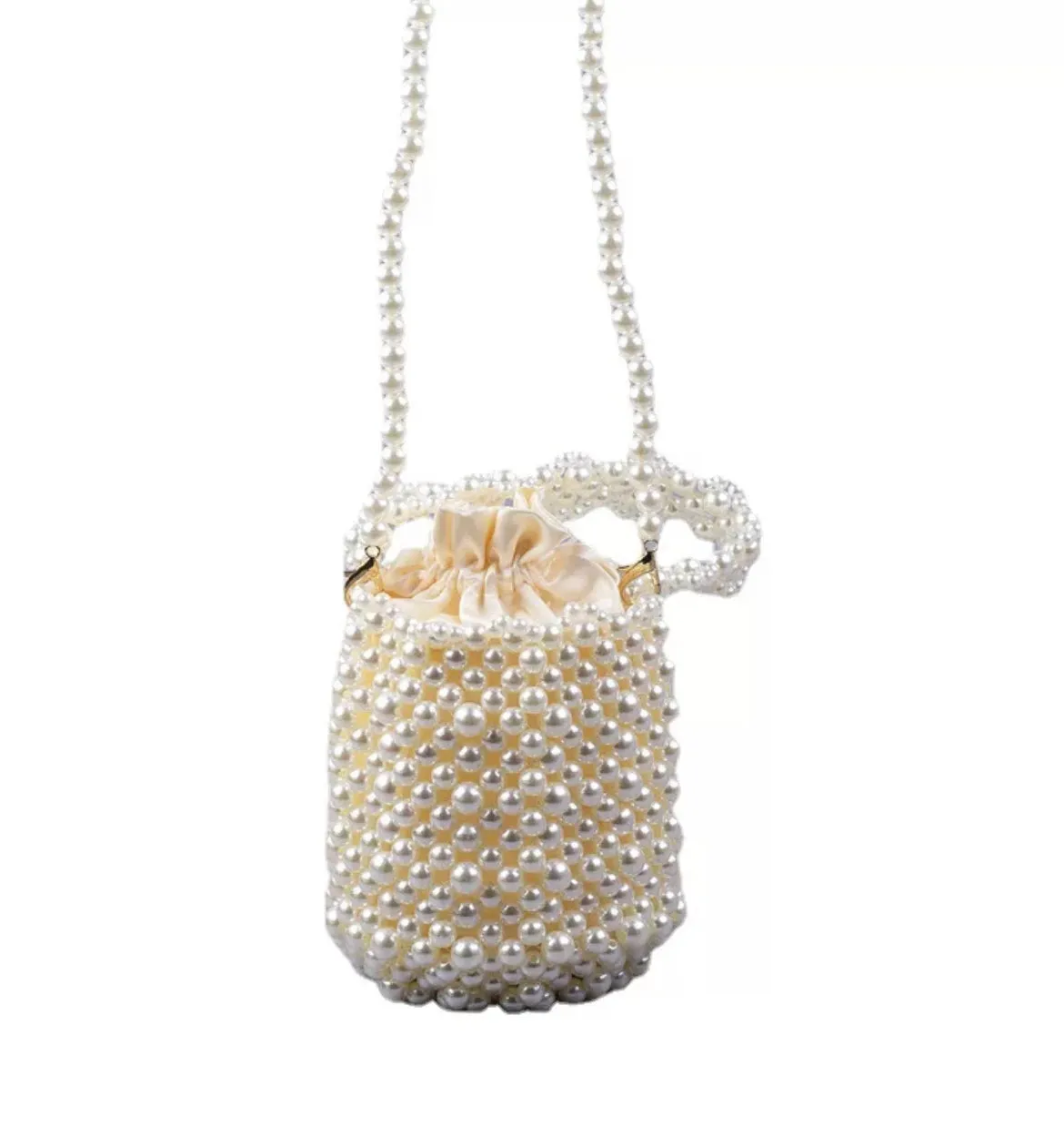 Pearl Bucket Purse