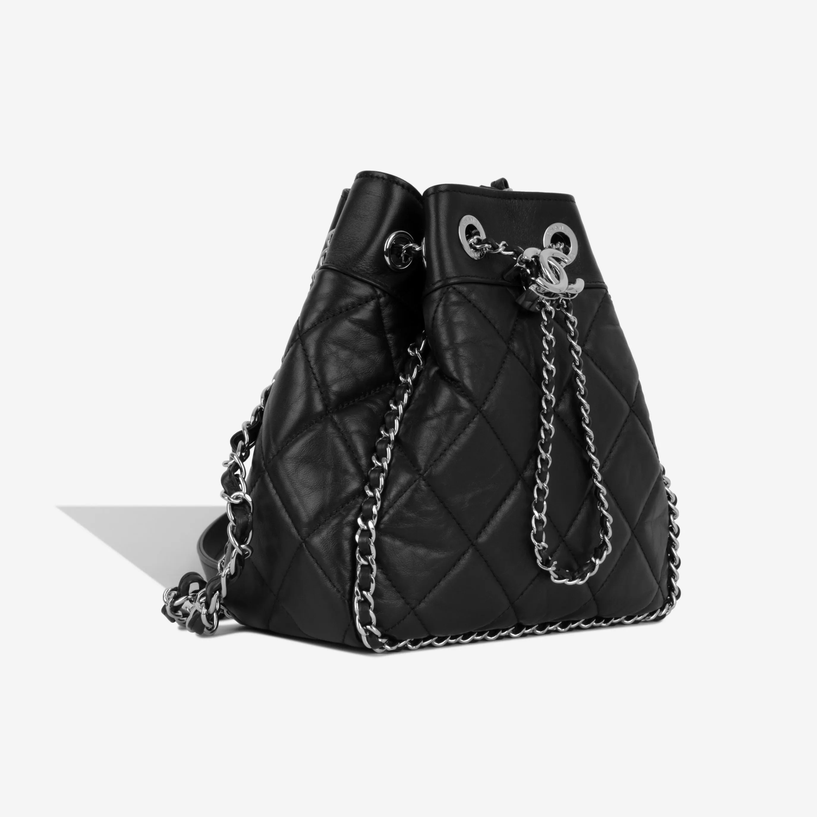 Quilted Drawstring Bucket