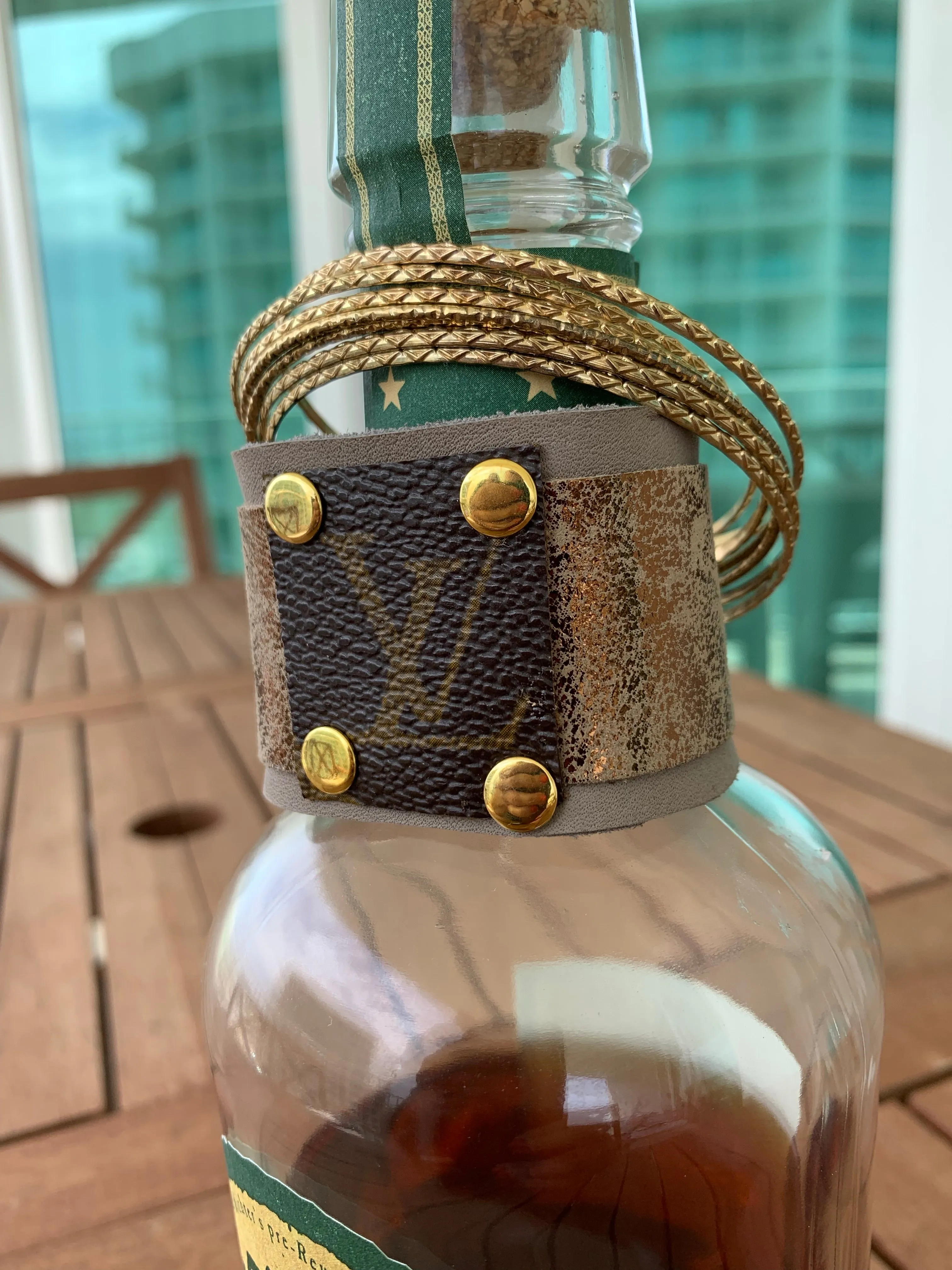 Sand Shaker Leather Cuff