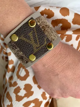 Sand Shaker Leather Cuff