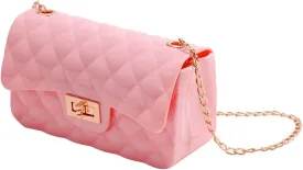 Summer Jelly Crossbody Bag PurseFashion Ladies Shoulder Bag, Candy Color Jelly Handbags for Women Girls