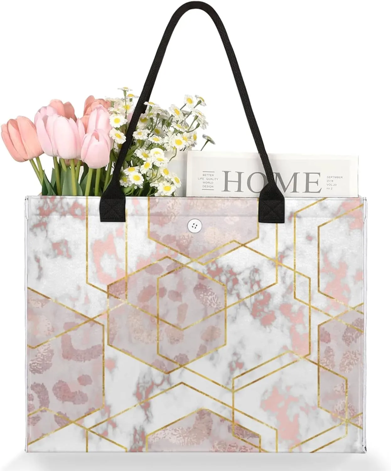 Tote Bag for Women Reusable Canvas Shoulder Bag