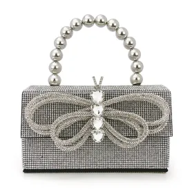 Wholesale Metallic Shiny Vintage Diamond Handbags