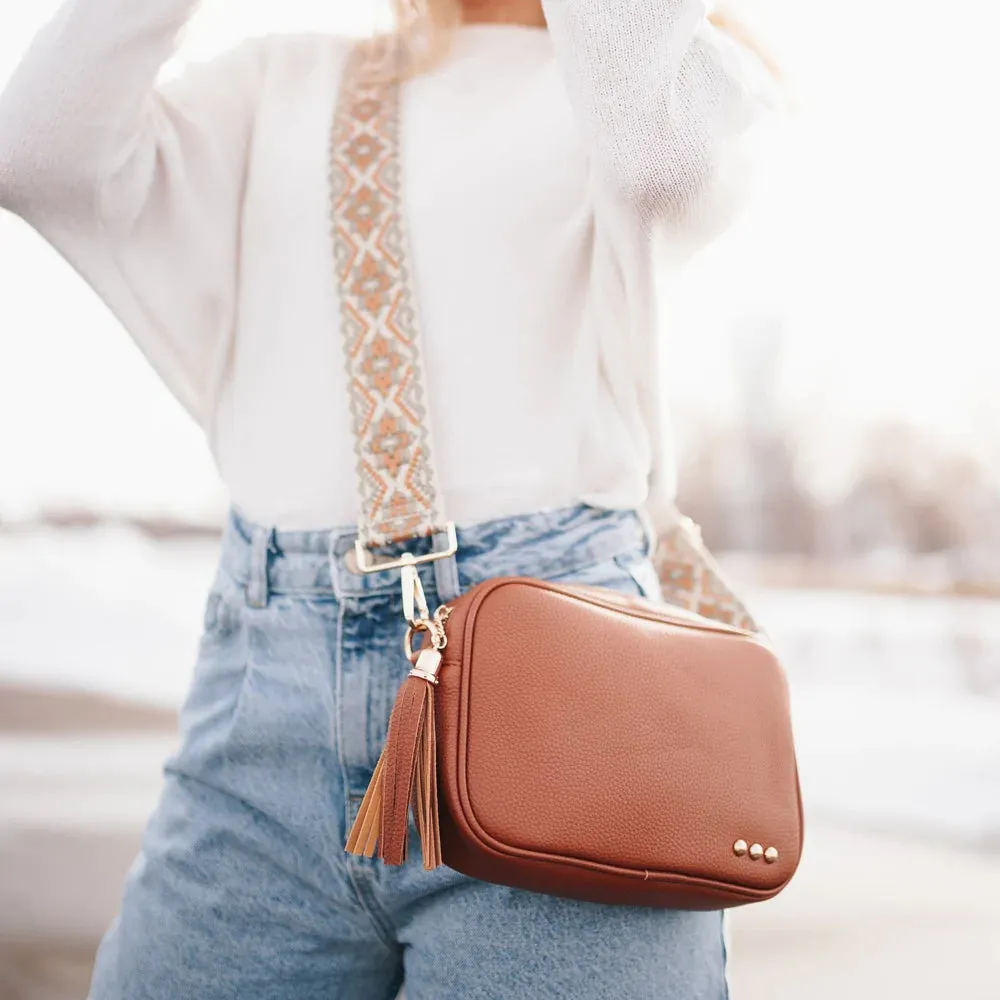 Willow Cross Body Camera Bag - Brown