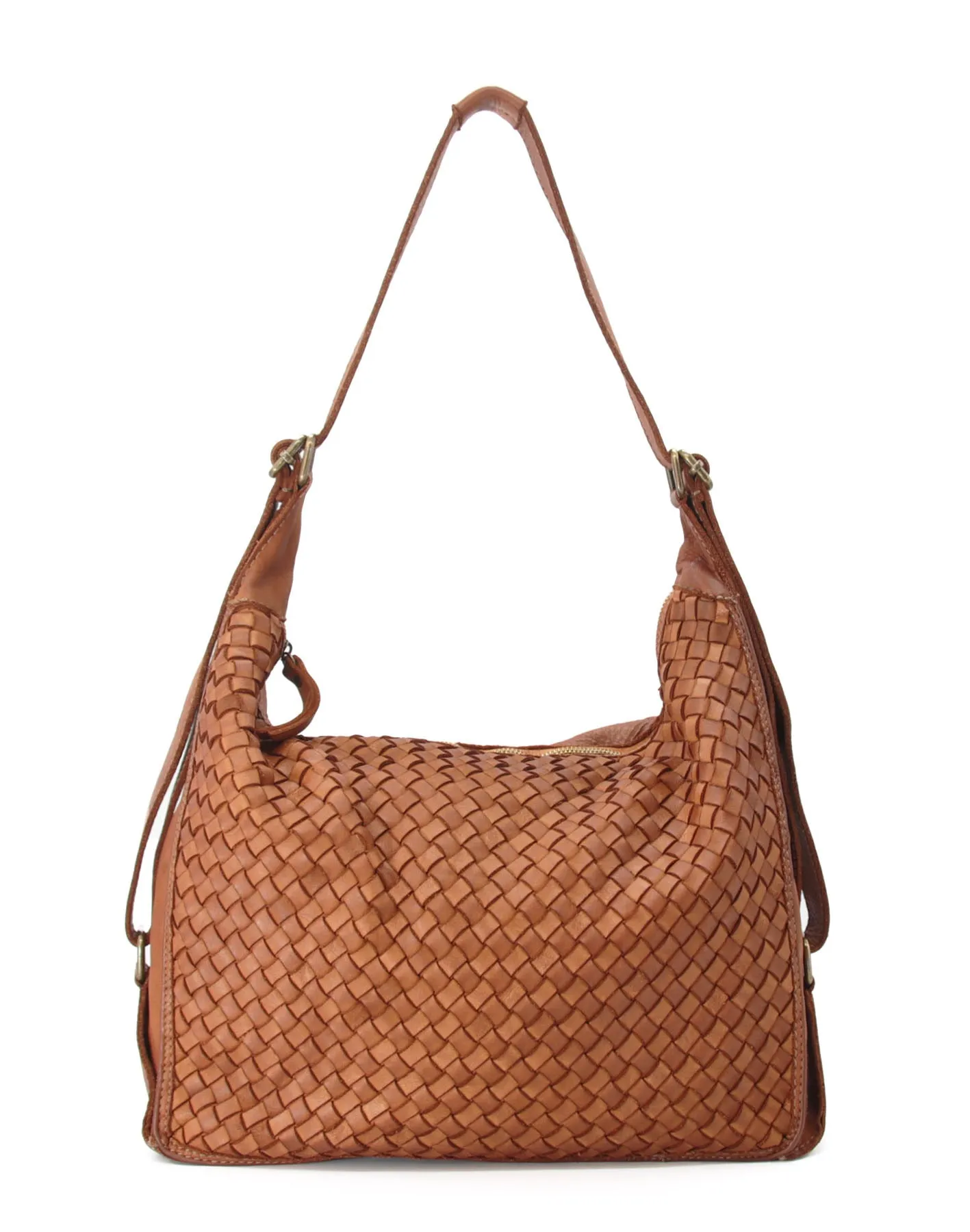 Woven leather hobo vintage bag wholesale