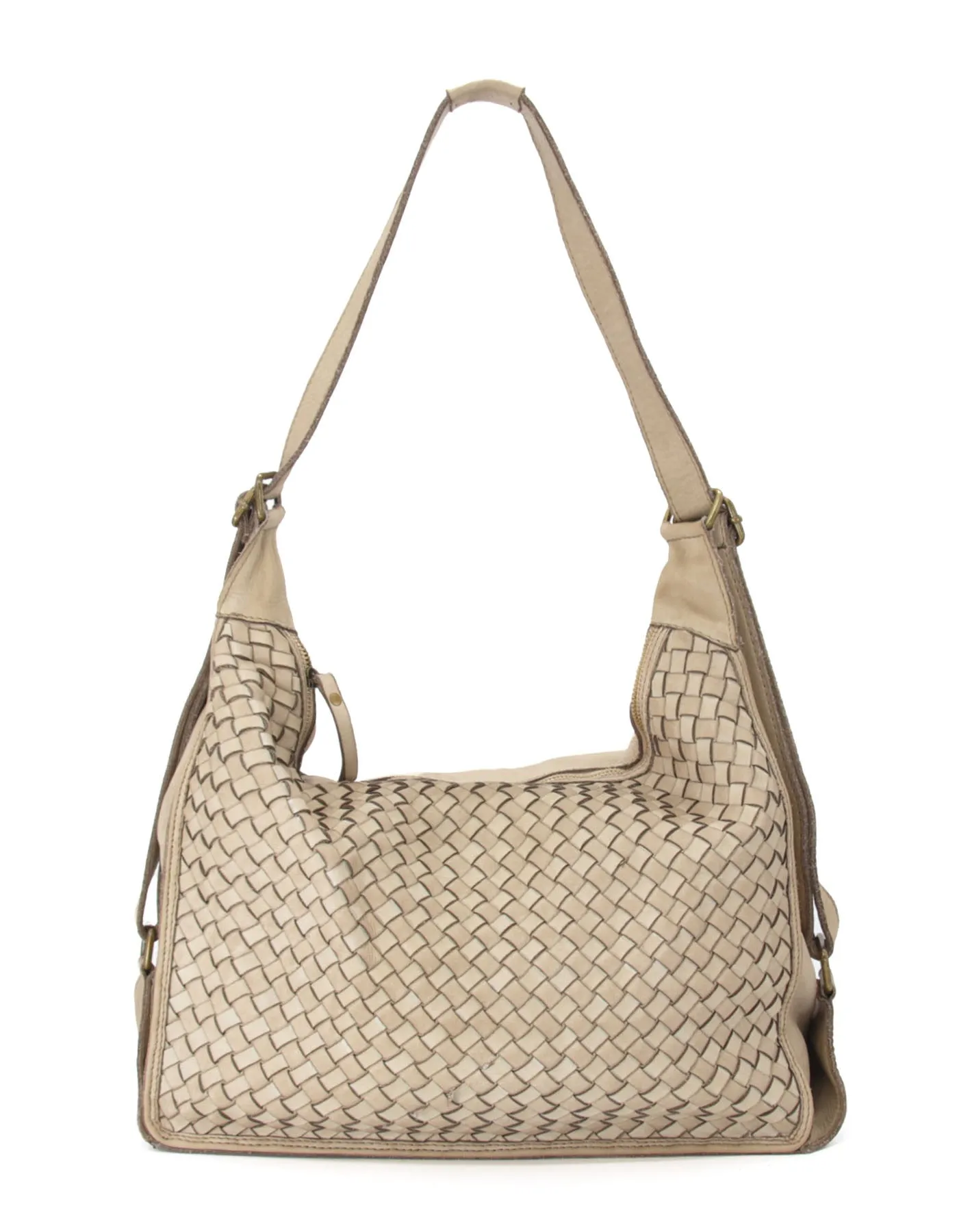 Woven leather hobo vintage bag wholesale