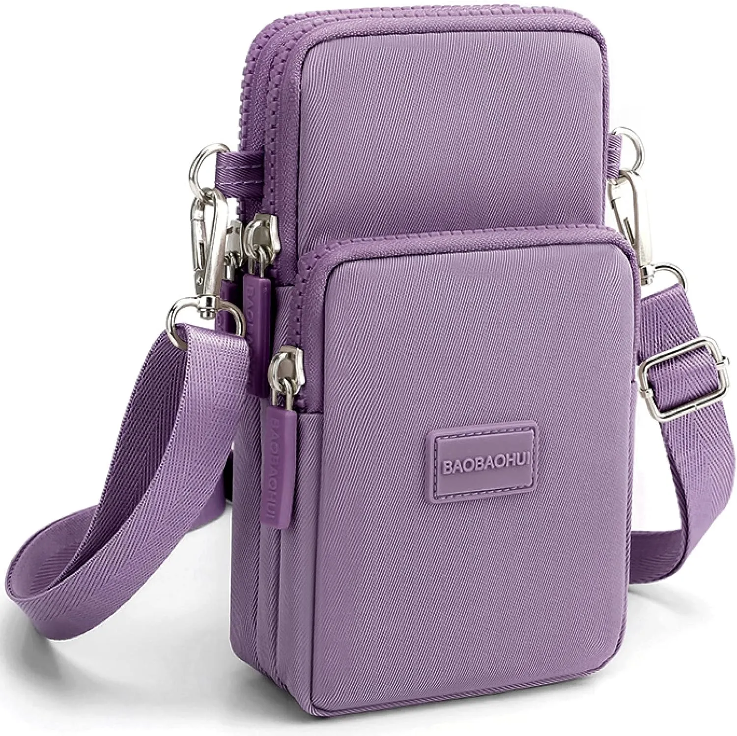 YINHEXI Small Crossbody Bags for Women Trendy, Mini Triple Compartment Cell Phone Crossbody Wallet Purses