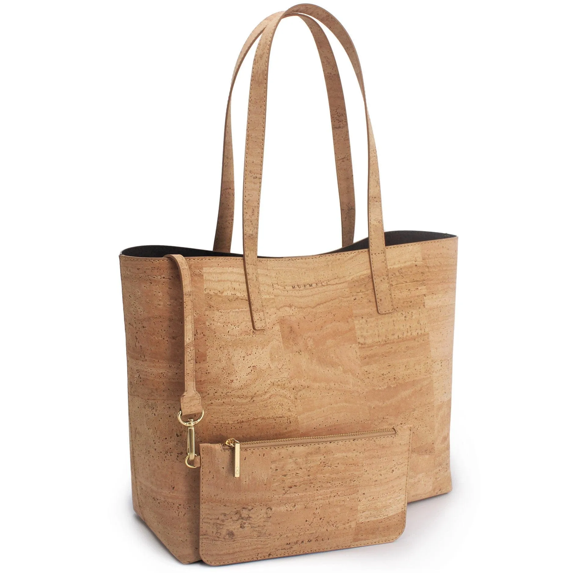 Zeta Cork Vegan Tote Bag | Beige